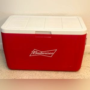 Vintage Budweiser Cooler. Brand new never used. Size 24inch, 15inch,12 inch